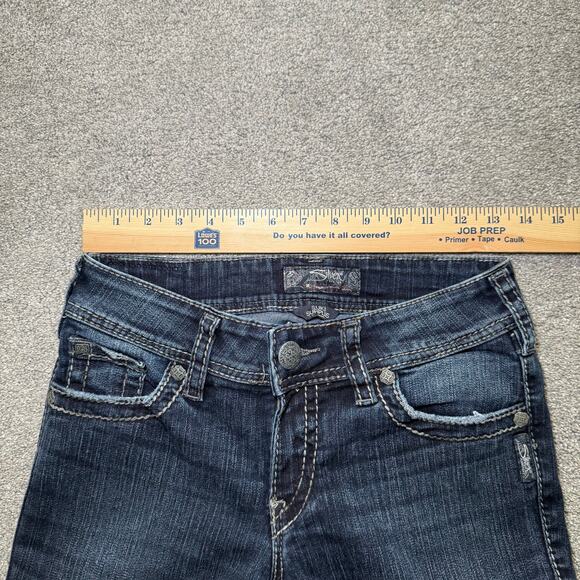 Silver Jeans Suki Surplus Womens Size 26 x 30 Medium Wash Denim Bootcut Stretch - Picture 5 of 7